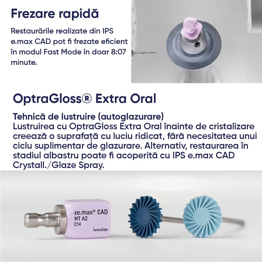 informatii tehnice si functionale despre ceramica IPS e.max CAD cerec