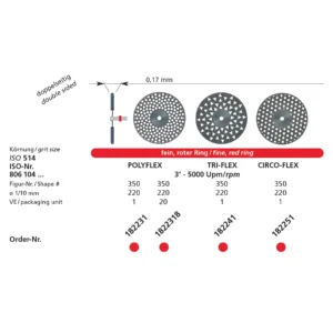 disc diamantat cu tabel