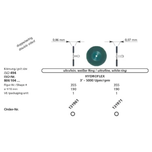 disc diamantat felxibil hydroflex dfs tabel