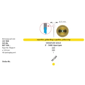 disc pentru zirconiu sidiaflex gold dfs tabel informatii