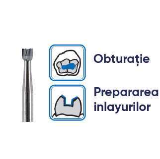 freze carbura. Freze dentare con invers