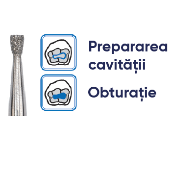 freze diamantate con invers. Freze dentare