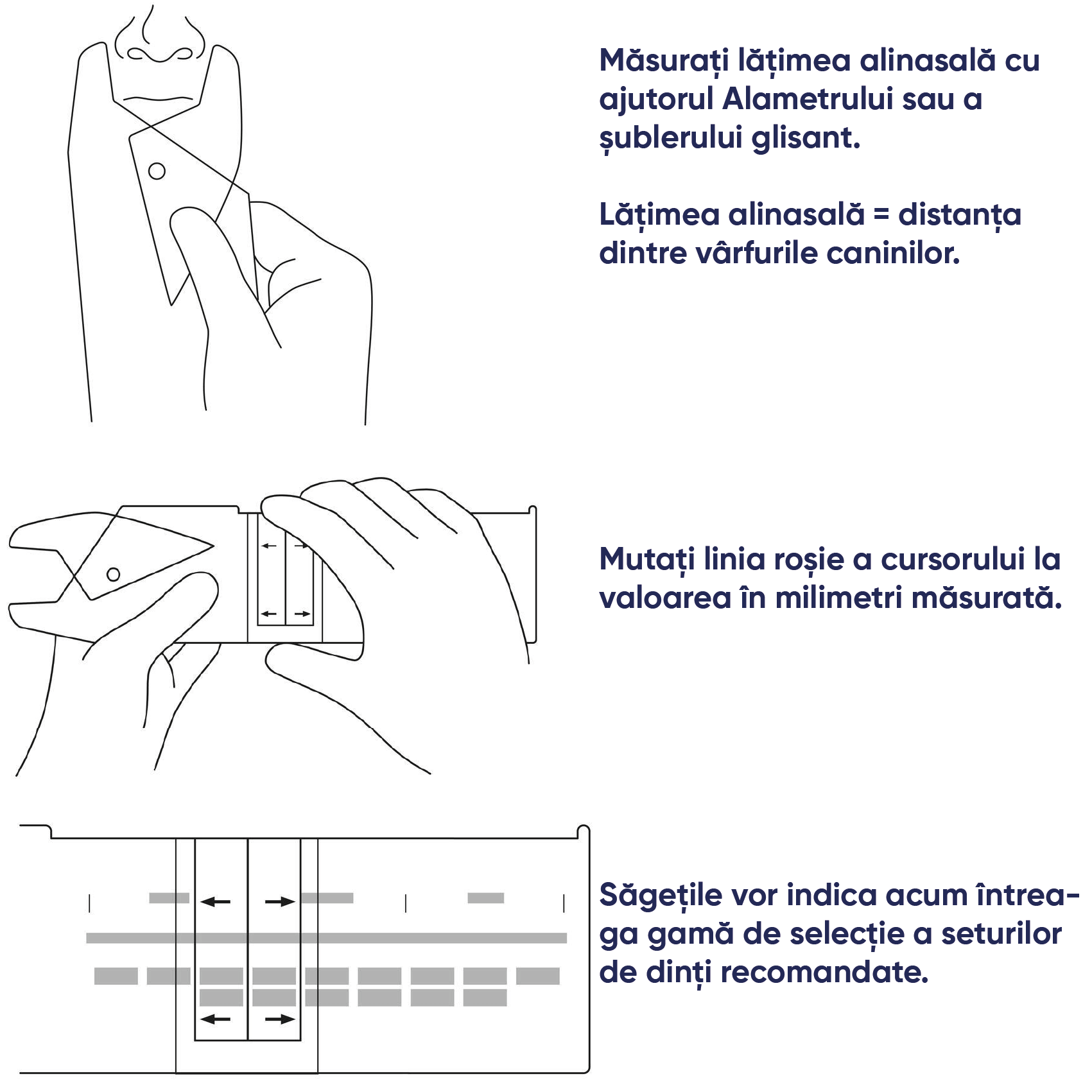 instructiuni de utilizare alameter pentru masurare