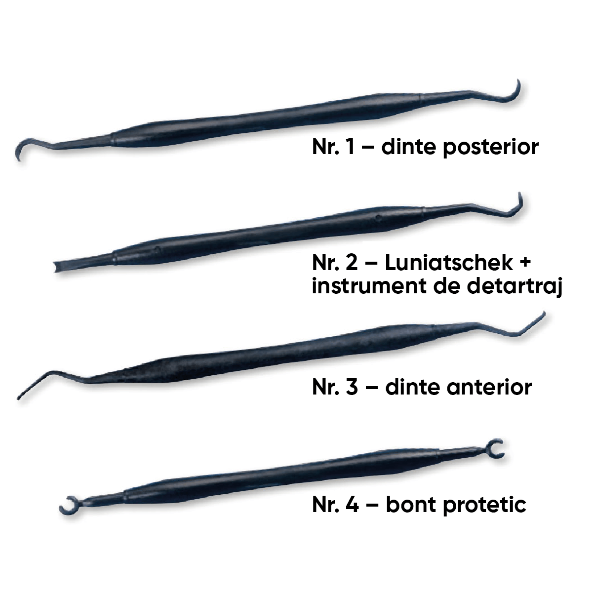prezentare pachet de instrumente pentru curatare implanturi miraclean black implant