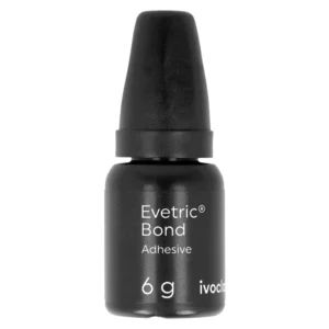 flacon negru de adeziv evetric monobond de aproape