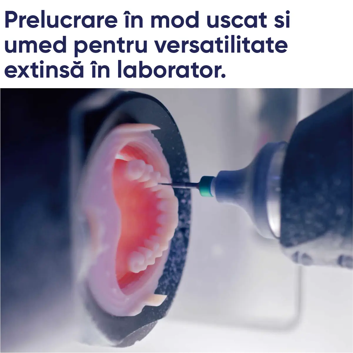 exemplu ilustrativ de prelucrare in mod uscat si umed a masinii de frezat programill