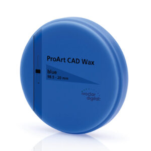 ProArt CAD Wax Disc blue 98.5-20mm/1 Ivoclar pentru laboratorul dentar