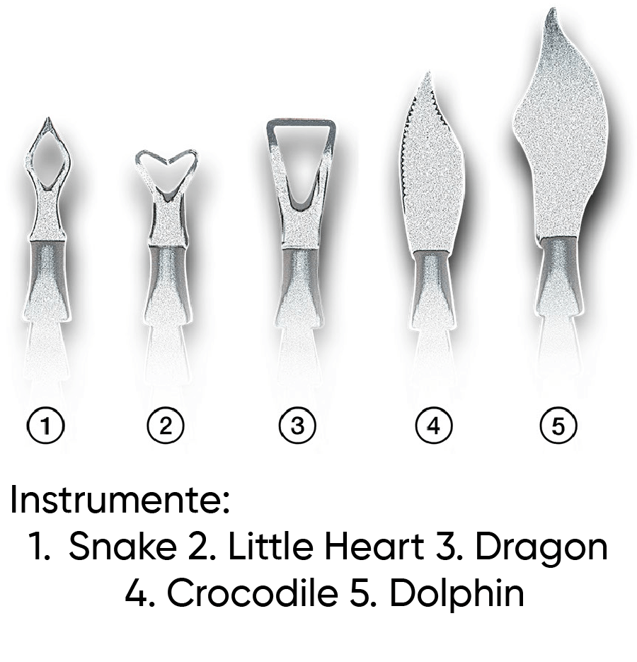 set instumente prelucrare ceramica