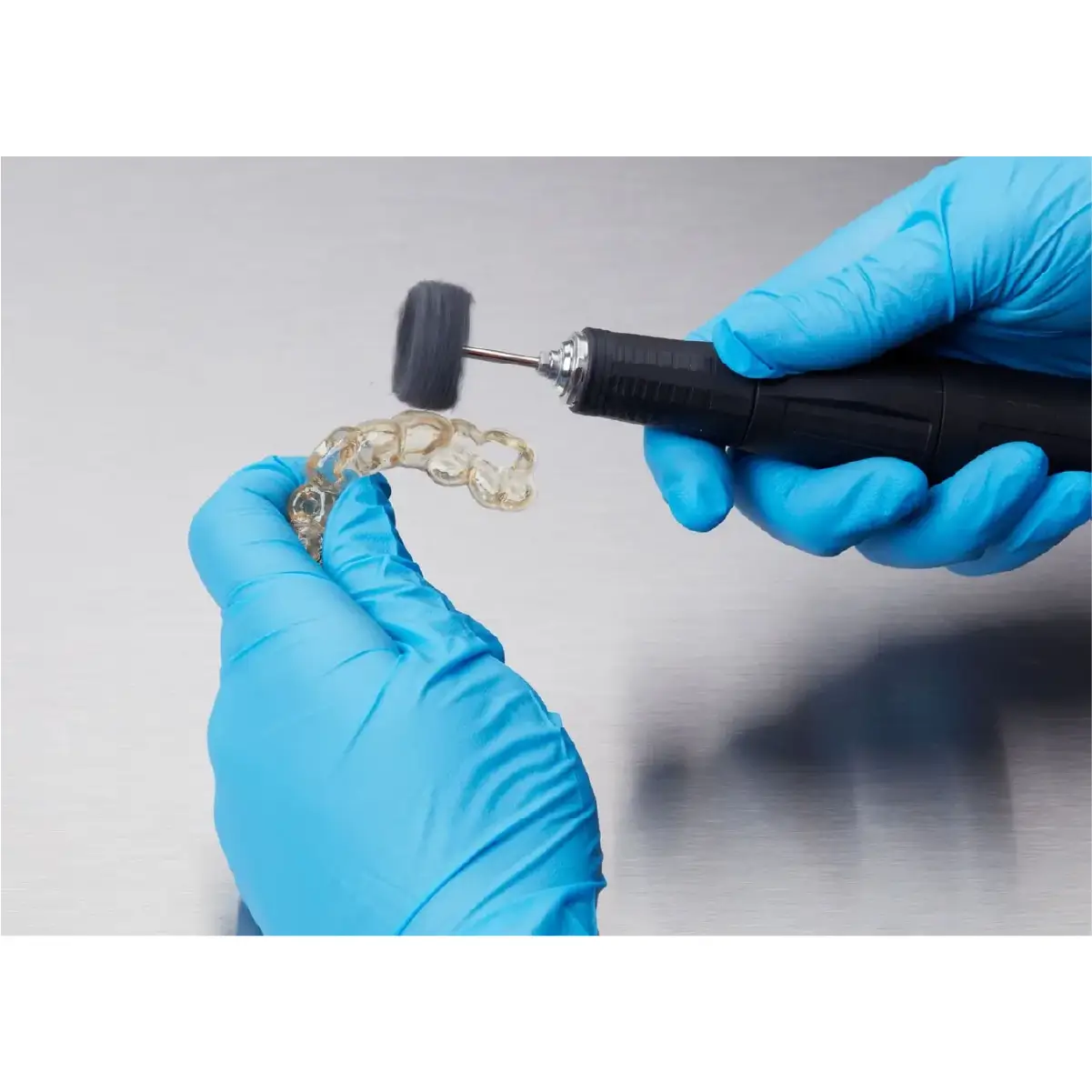 lustruirea unei lucrari printate 3D cu rasina surgical guide