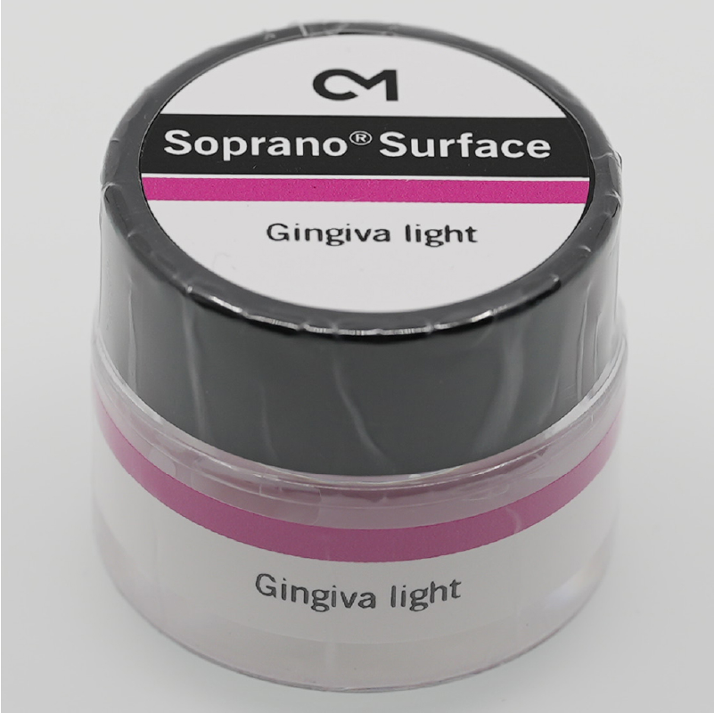 pasta ceramica soprano surface gingiva recipient