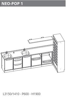 MOBILIER CABINET NEO-POP 1