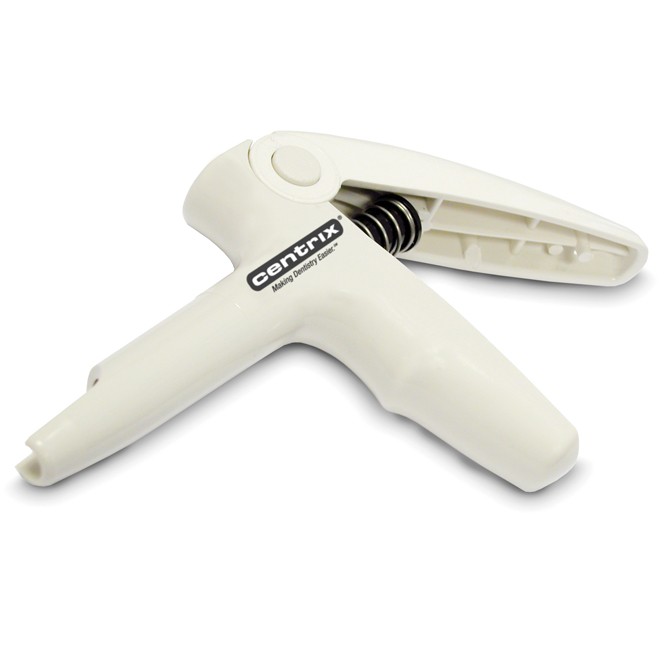 pistol snap fit seringe