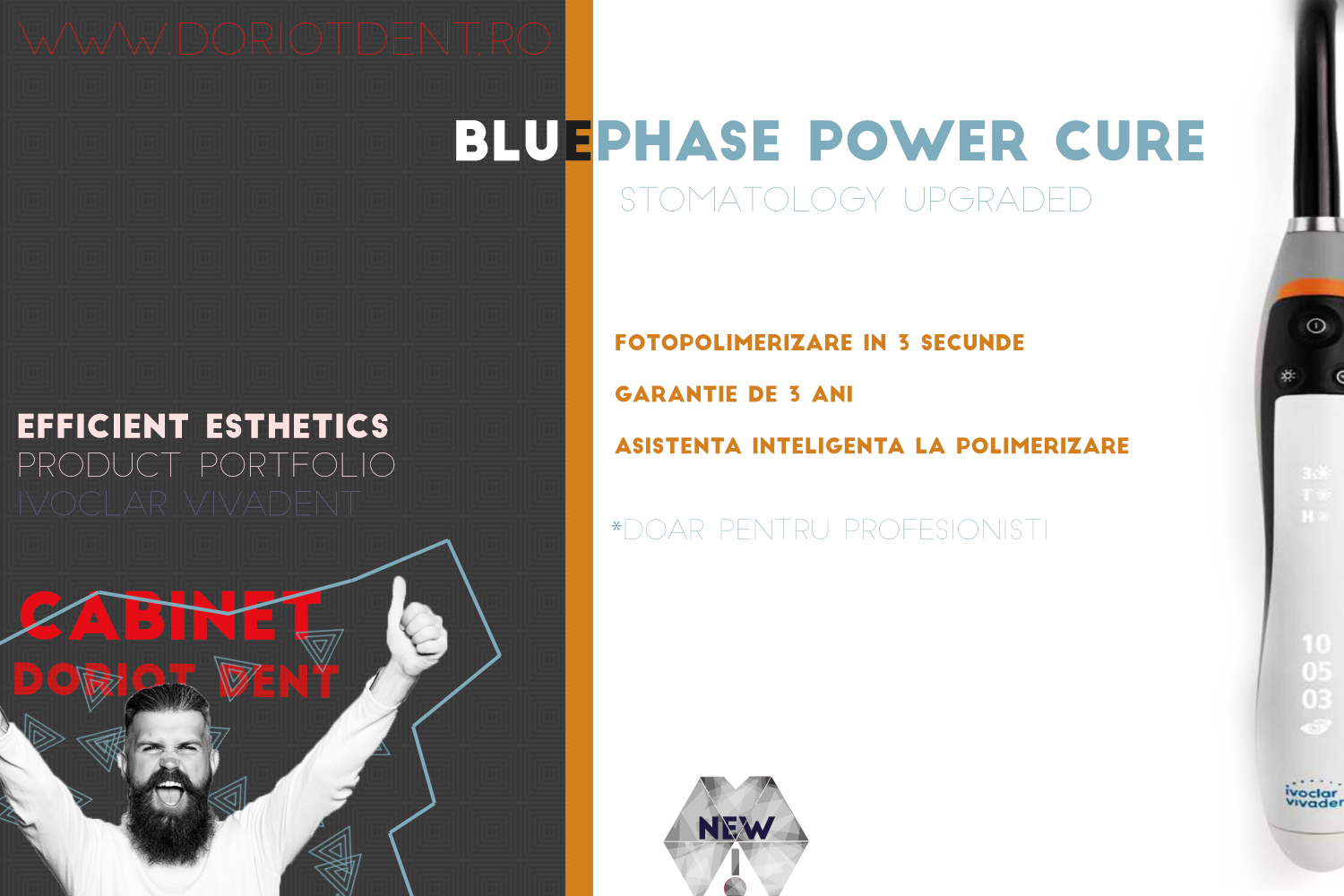 Bluephase PowerCure lampa de fotopolimerizare