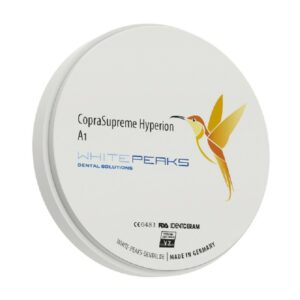 disc zirconiu coprasupreme hyperion multilayer 98 x 25 whitepeaks pentru laborator dentar