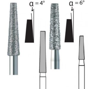 freze diamantate cilindro-conice