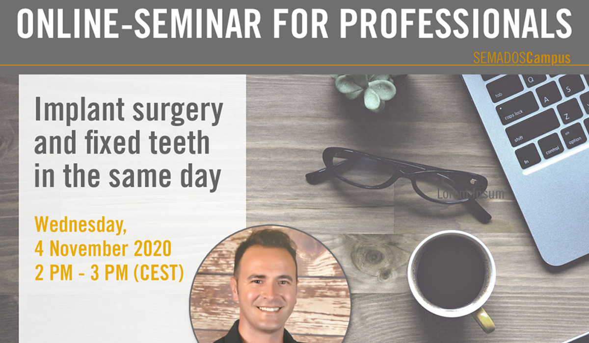 VITOR HUGO WEBINAR | SEMINAR ONLINE "Interventie chirurgicala si lucrare protetica fixa in aceeasi zi"