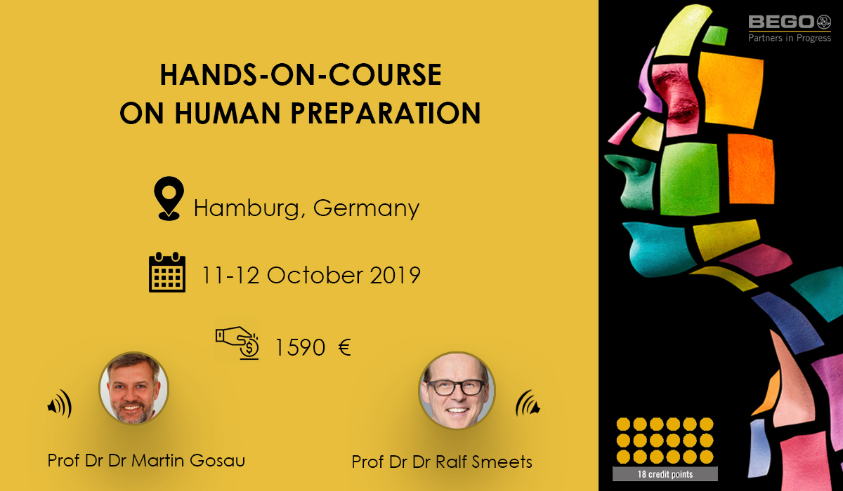 curs hands on by BEGO | Hands-on- course on human preparation - Bego Implants