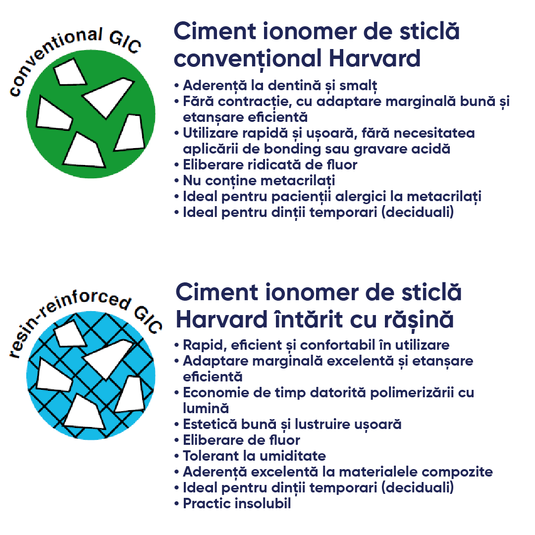 informatii specifice despre tipurile de ionomeri Harvard