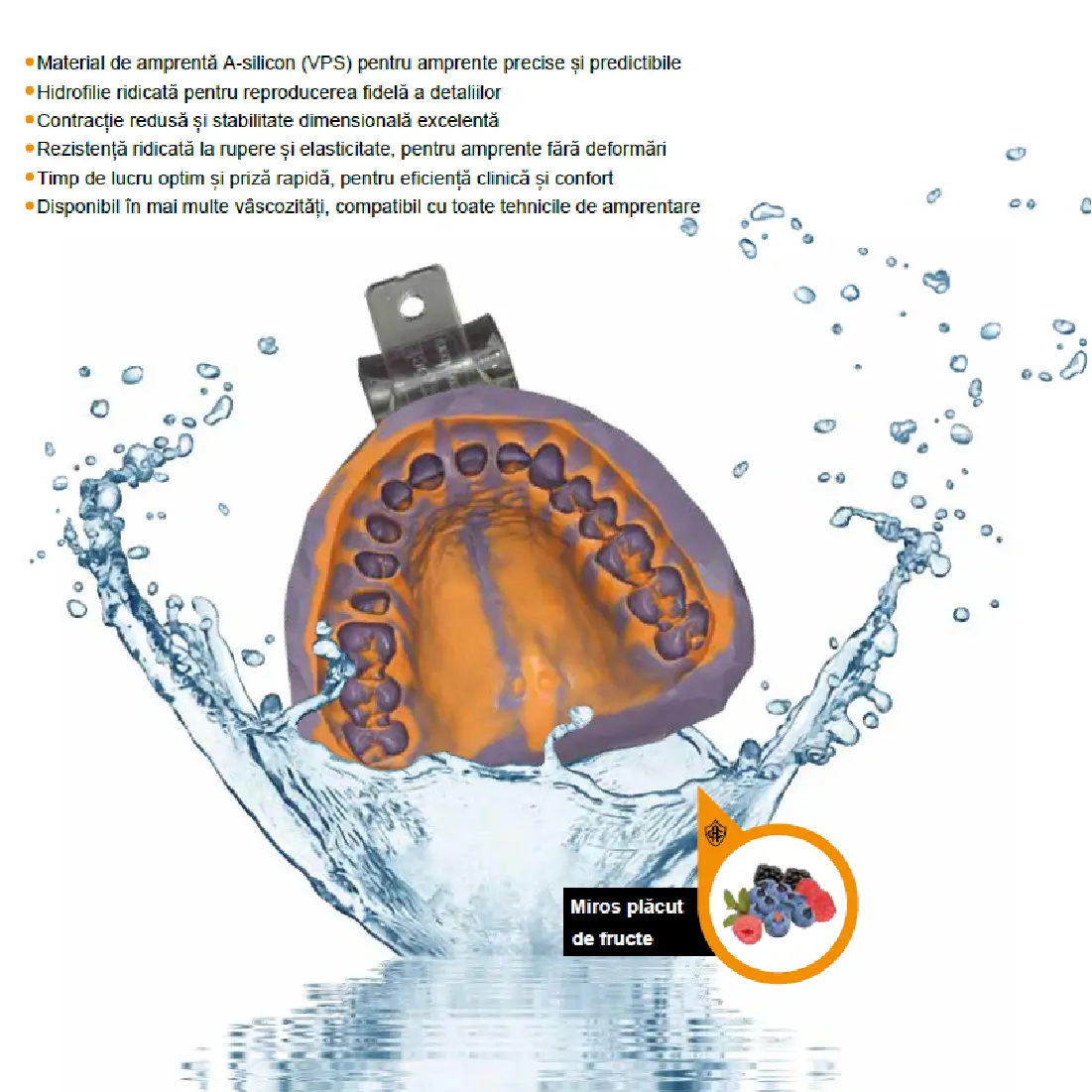 informatii extra despre materialul de amprenta premiumSil