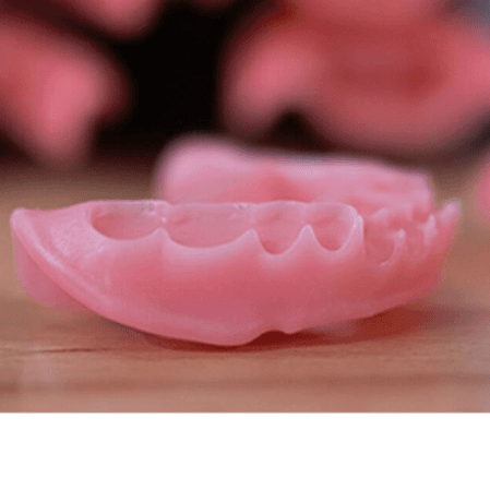 exemplu de baza de proteza printata 3D cu rasina lucitone