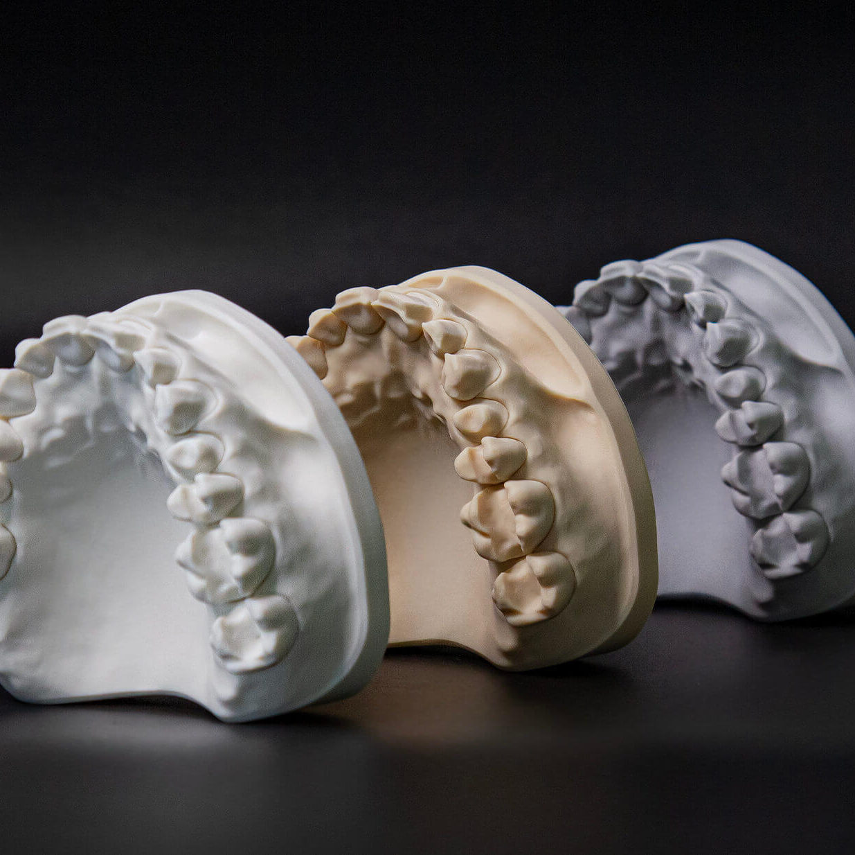 exemplu de modele dentare printate 3D cu ajutorul rasinii pentru printare