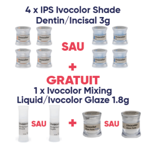 ivocolor shade dentin/incisal pachet cu ivocolor mixing liquid