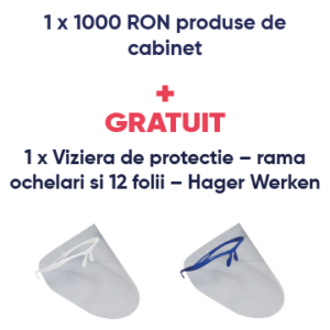 pachet viziera + produse pentru cabinet de 1000 de ron