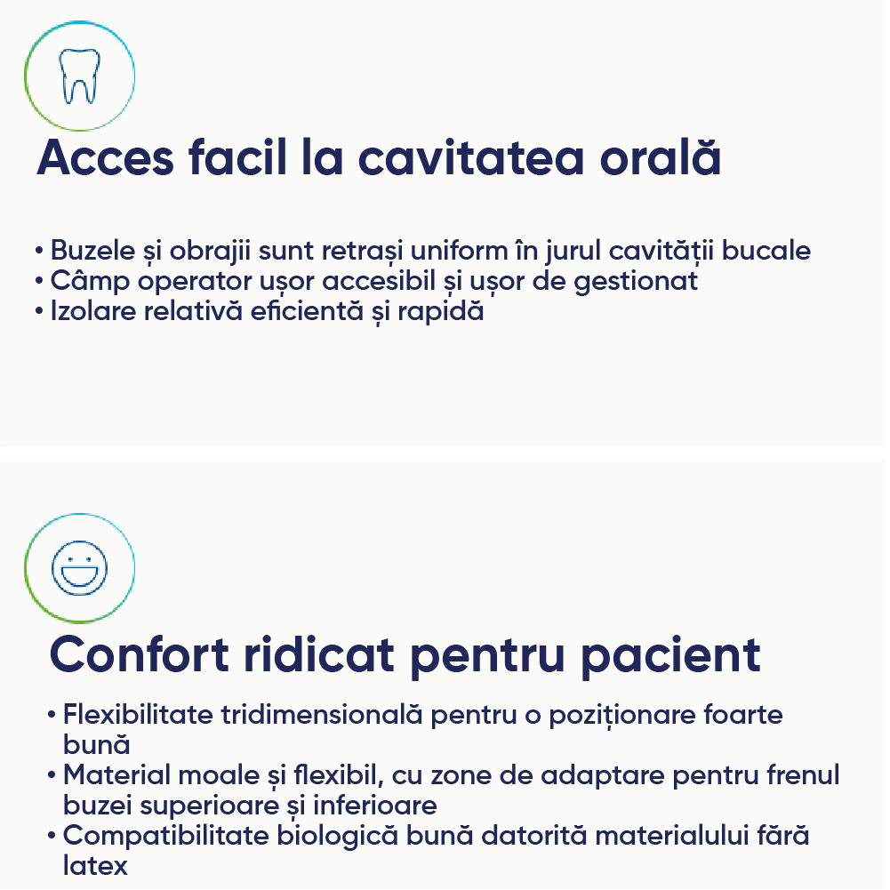 beneficii si confortul pacientului care foloseste optragate