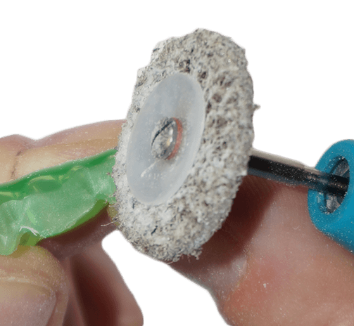 utilizare in laborator a unui disc de pre-lustruire lisko-B erkodent