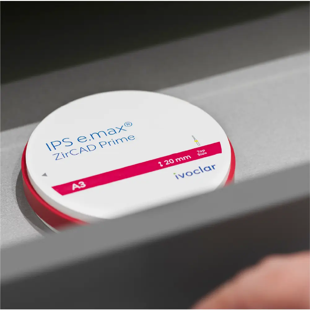 disc de zirconiu ips e.max ZirCAD prime in sertar