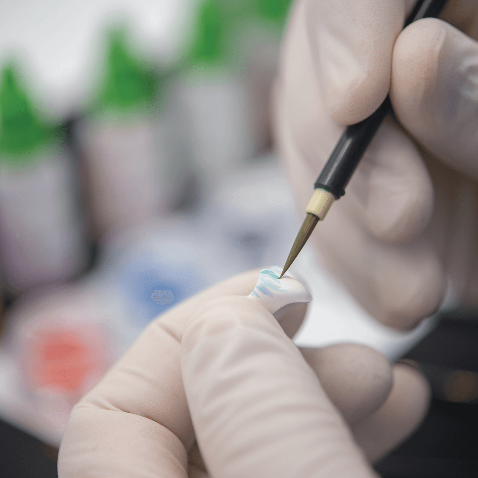 utililzare in laborator a pensulei ips e/max zircad ivoclar