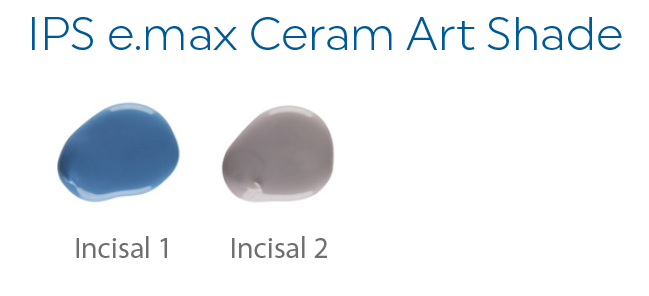 Nuante ceram Art Shade incisal.