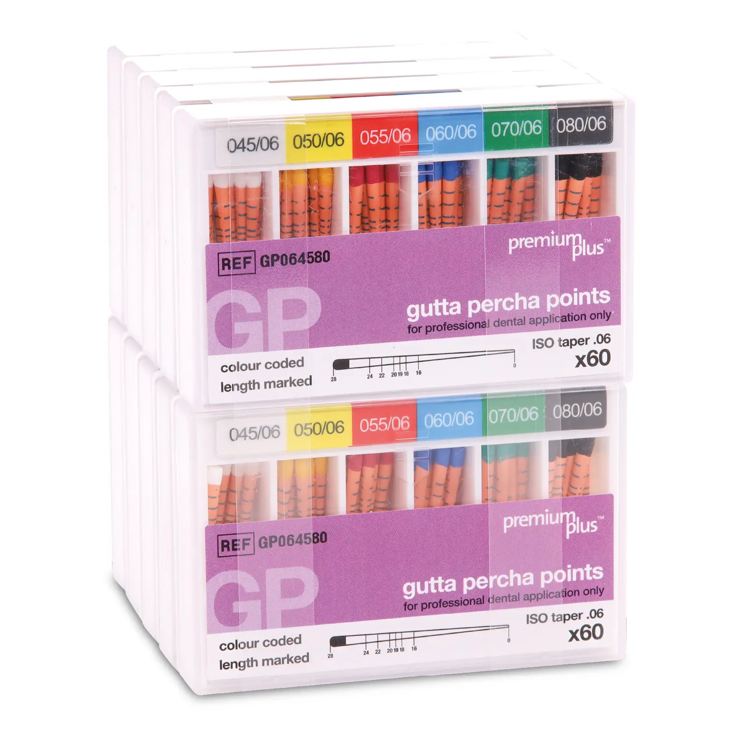 conuri gutaperca gutta percha points premium plus 6^ cutii suprapuse