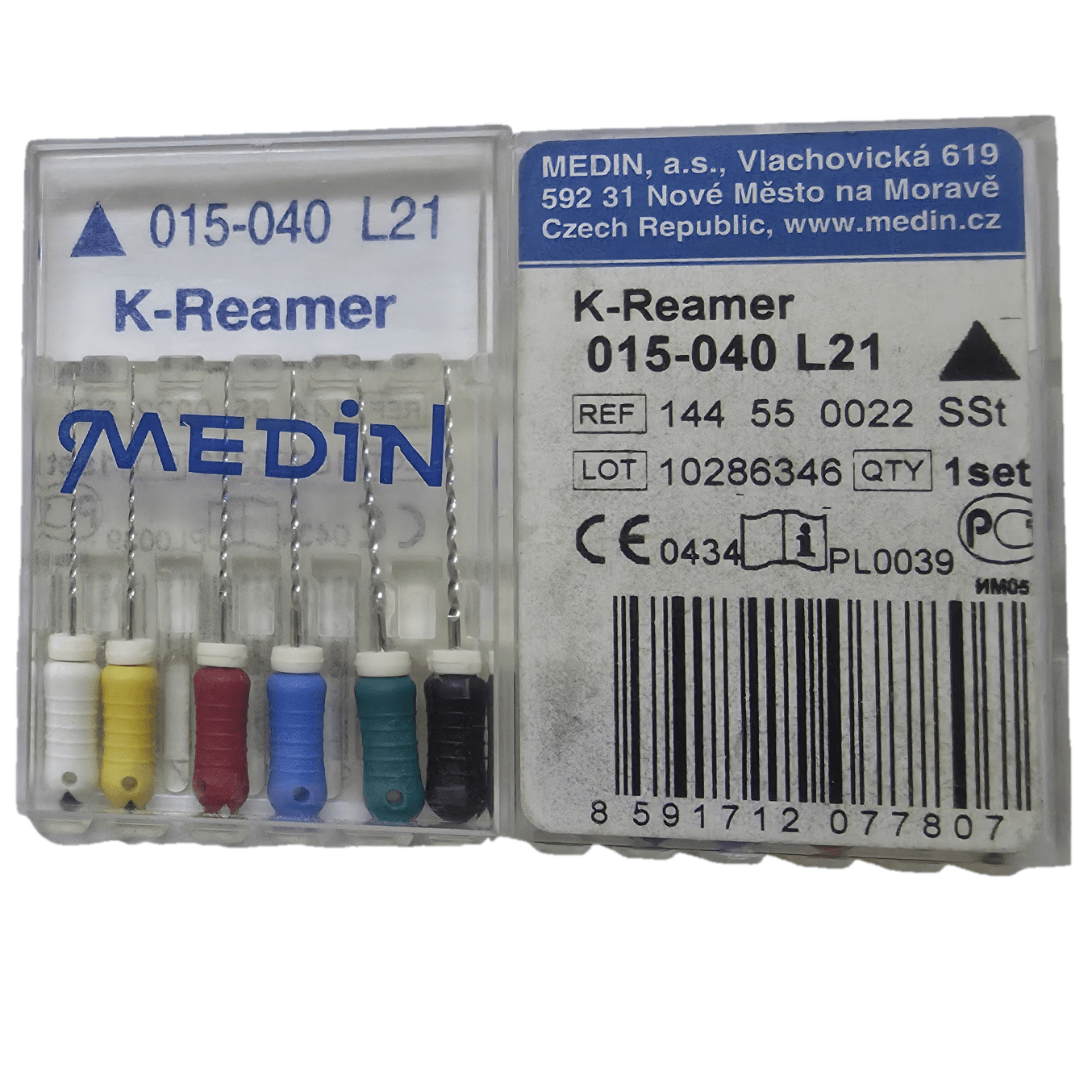 cutie cu ace asortate K-reamer medin si cod de bare